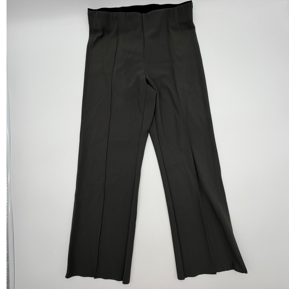 Athleta Stellar Flare Trousers Gray High Rise Pintuck Pants Small RN 54023 - Picture 4 of 9